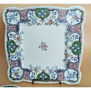 Antique Mintons Cake Plate & 3 Serving Plates Pattern B157 1920-1930 Art Deco